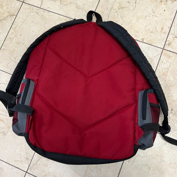 California Pak Carry On Multi Compartments Red /Black Backpack. - Picture 12 of 12